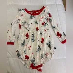 Kyte BABY Red and White Romper